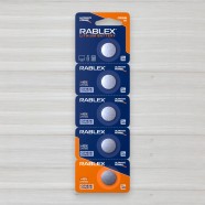 Батарейка літієва Rablex таблетка CR1616, 3V, 5шт/уп